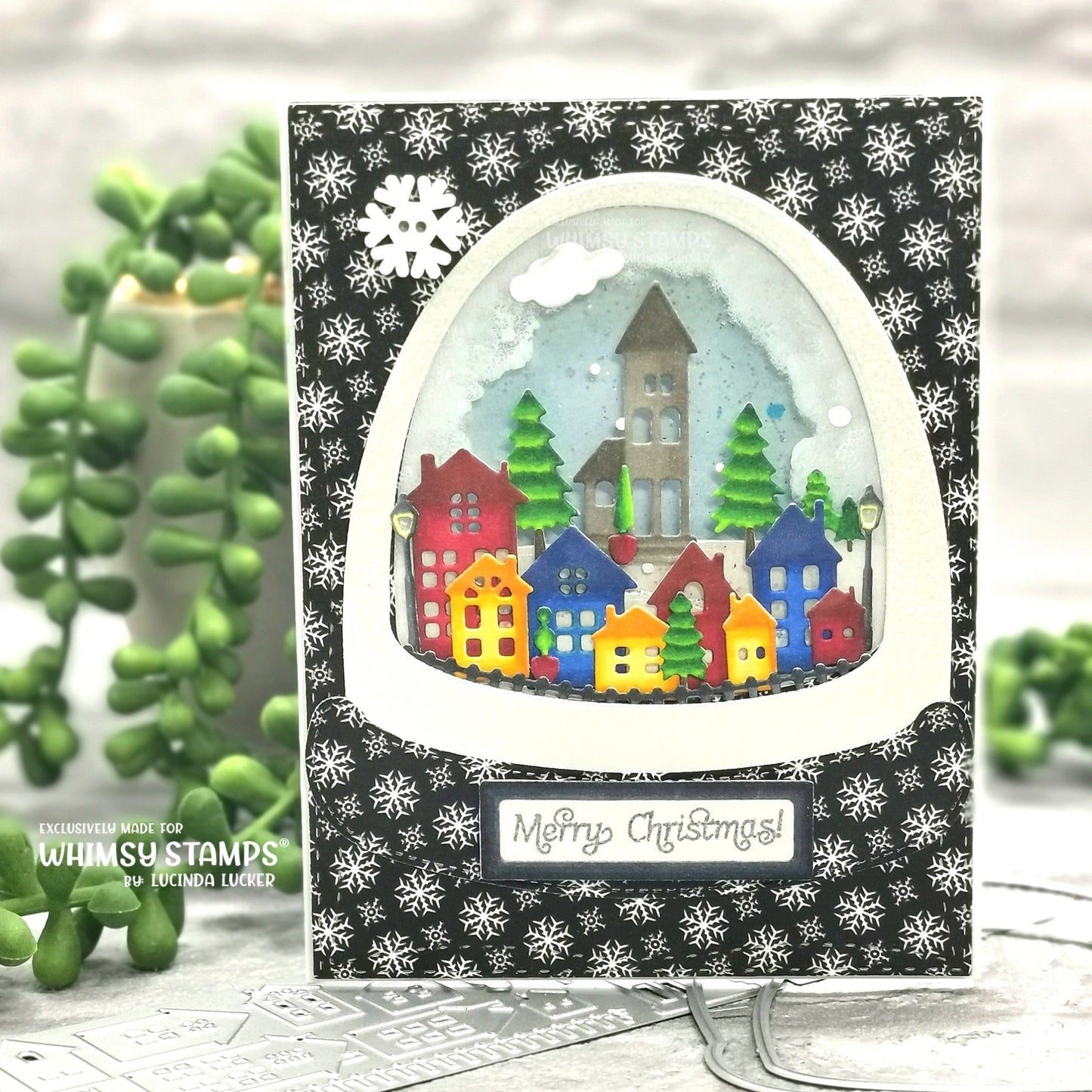 Shaker Maker Glitter Globe Die Set - Whimsy Stamps