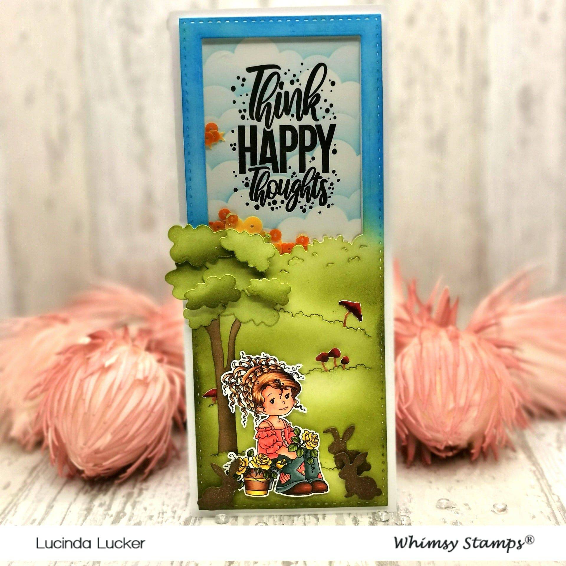 Wee Florist - Digital Stamp - Whimsy Stamps