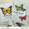 Butterflies Clear Stamps - Whimsy Stamps