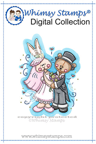 Hunny Bunny - Digital Stamp - Whimsy Stamps