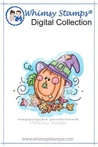 Pumpkin Bumpkin - Digital Stamp - Whimsy Stamps