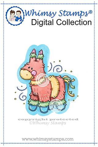 Little Pinata - Digital Stamp - Whimsy Stamps