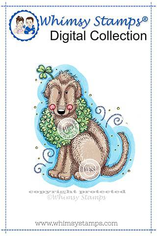 Lucky Dog - Digital Stamp - Whimsy Stamps