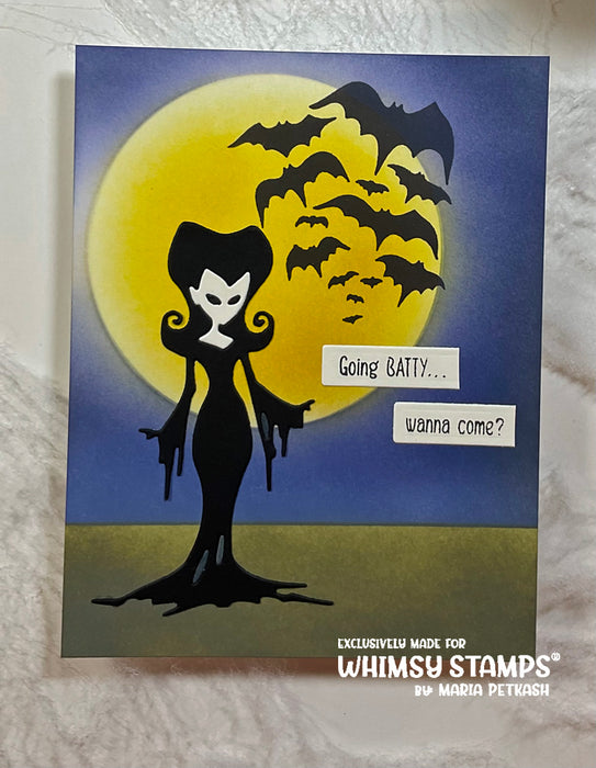 Halloween Creatures Stencil - Whimsy Stamps