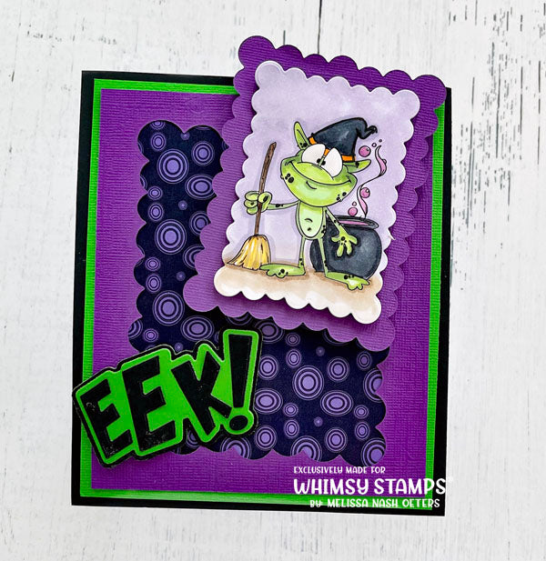 Witchy Toad - Digital Stamp - Whimsy Stamps