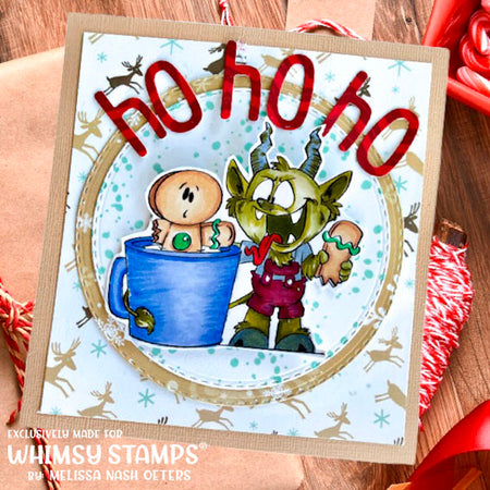 Krampus Cookie - Digital Stamp - Whimsy Stamps