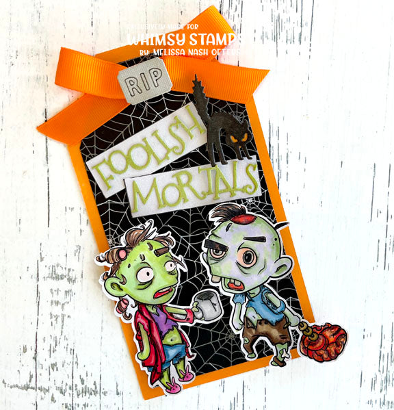 Mini Zombie - Digital Stamp - Whimsy Stamps