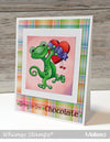Gecko Love - Digital Stamp - Whimsy Stamps