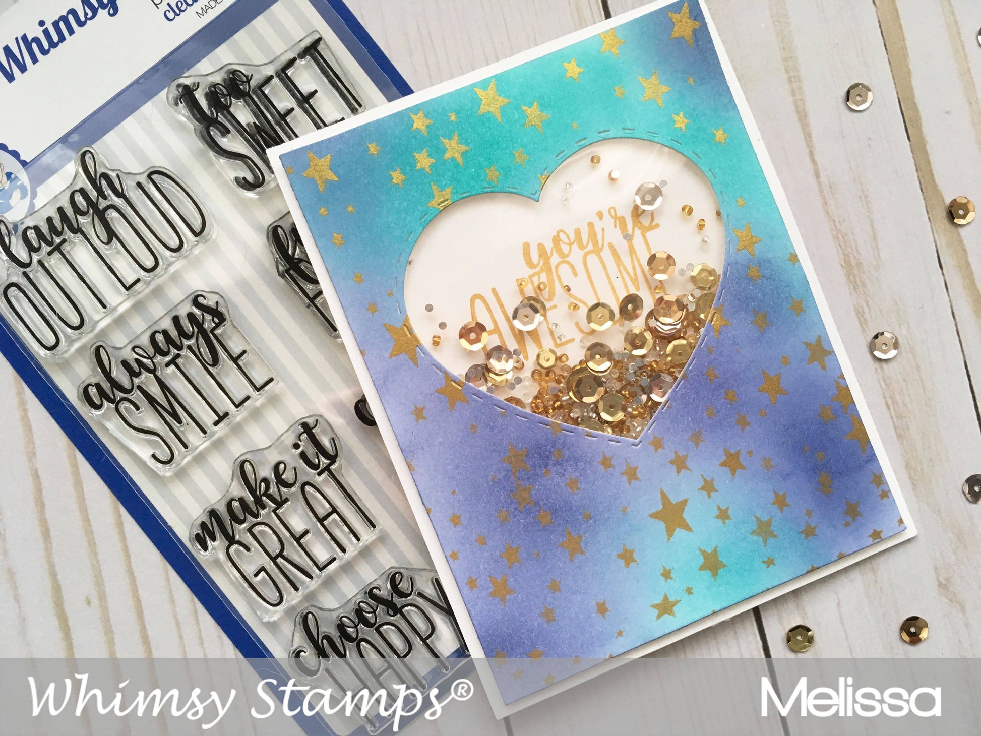 Star Galaxy Stencil - Whimsy Stamps