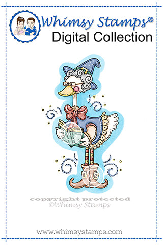 Mother Goose - Digital Stamp - Whimsy Stamps