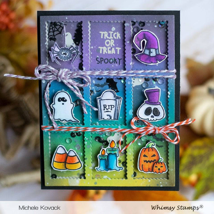 Halloween Postage Clear Stamps - Whimsy Stamps