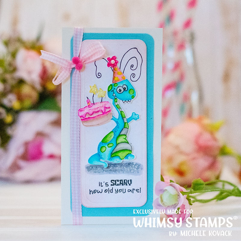 **NEW Monster Birthday Clear Stamps - Whimsy Stamps