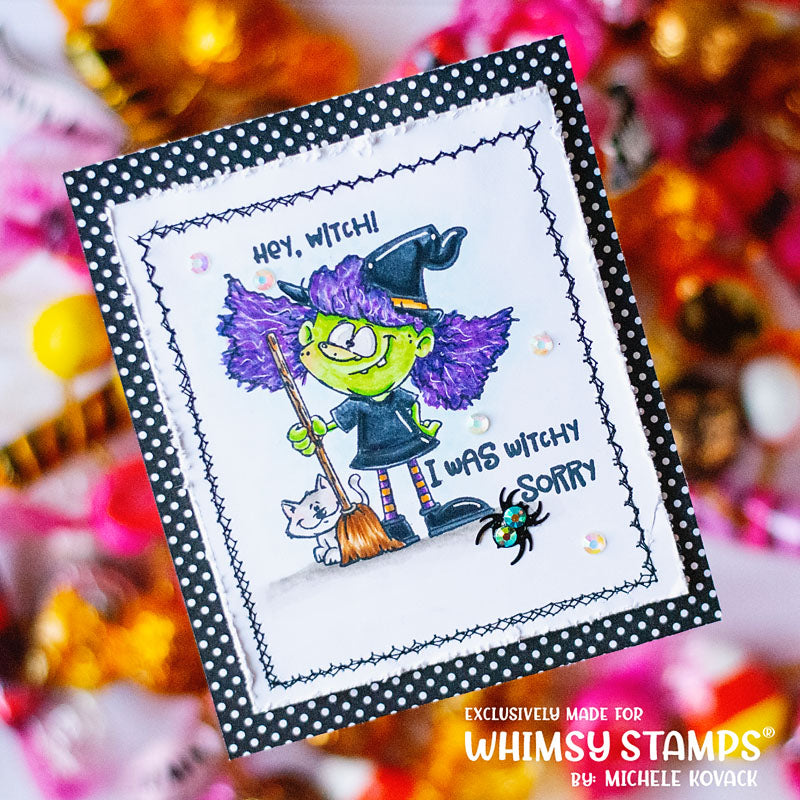 **NEW So Witchy Clear Stamps - Whimsy Stamps