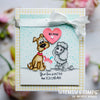 **NEW Doggie Valentine Friends Clear Stamps - Whimsy Stamps