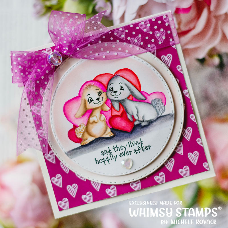 *NEW Valentine Pets and Puns Clear Stamps - Whimsy Stamps