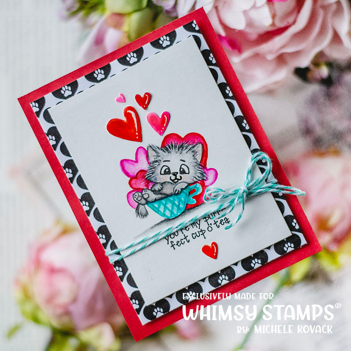 *NEW Valentine Pets and Puns Clear Stamps - Whimsy Stamps