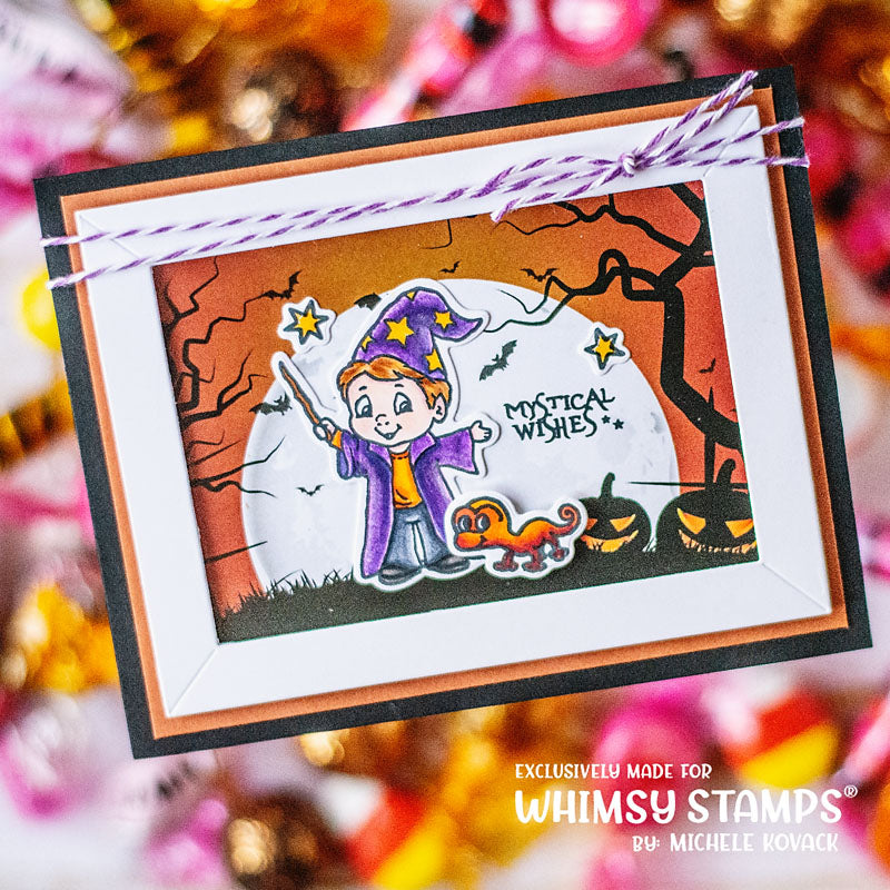 **NEW Wizard in Training Clear Stamps - Whimsy Stamps