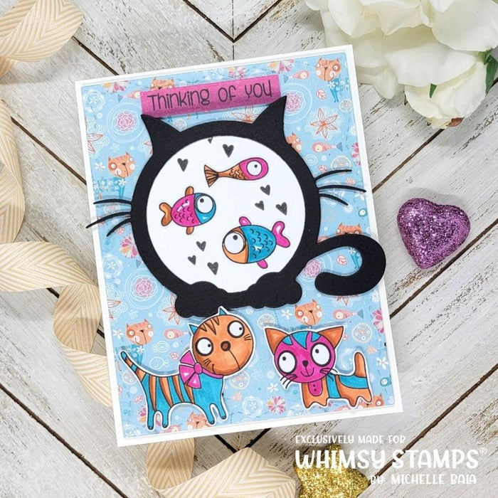 **NEW Kitty Frame Die - Whimsy Stamps