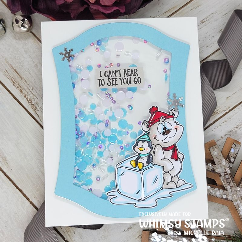 **NEW Polar Opposites Clear Stamps - Whimsy Stamps