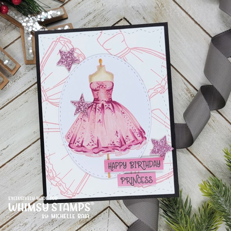 **NEW Bling Queen Clear Stamps - Whimsy Stamps