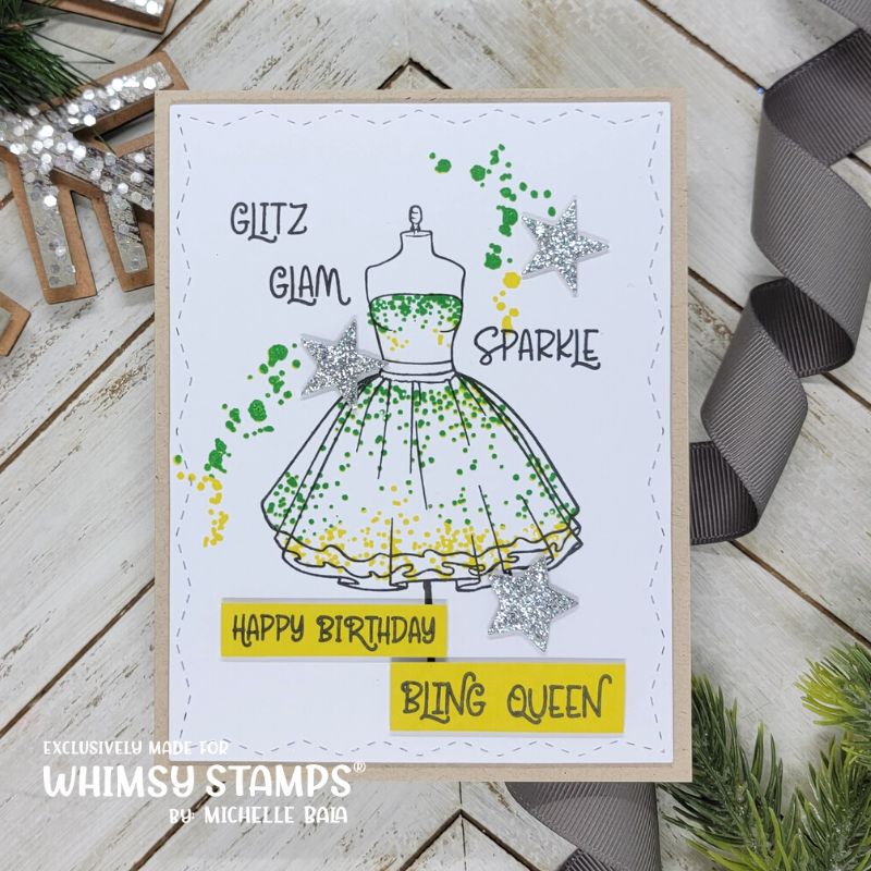 **NEW Bling Queen Clear Stamps - Whimsy Stamps