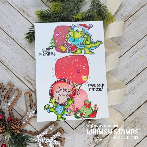 **NEW Dudley's Christmas Clear Stamps - Whimsy Stamps
