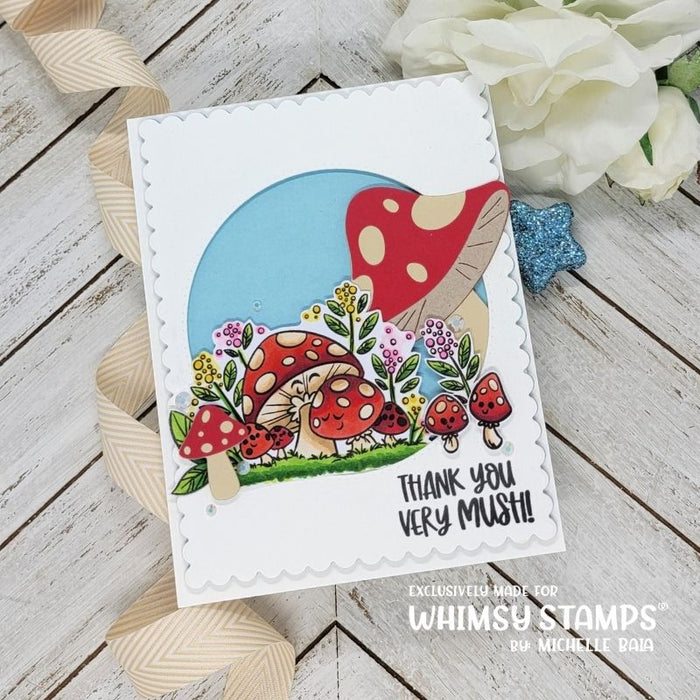 **NEW Mushroom in My Heart Clear Stamps - Whimsy Stamps