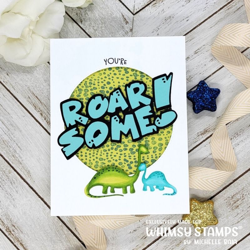 **NEW Roar My Baby Saur Die Set - Whimsy Stamps