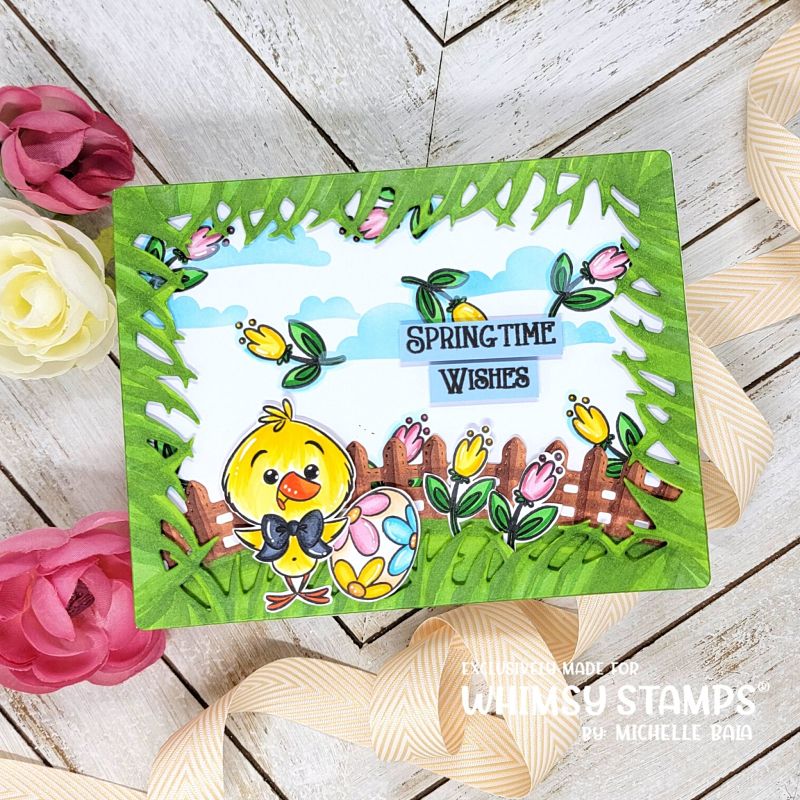 **NEW Grass Frames Die Set - Whimsy Stamps