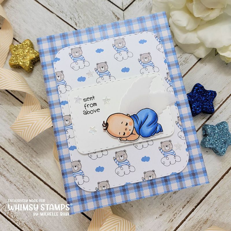 **NEW Babies from Above Clear Stamps - Whimsy Stamps