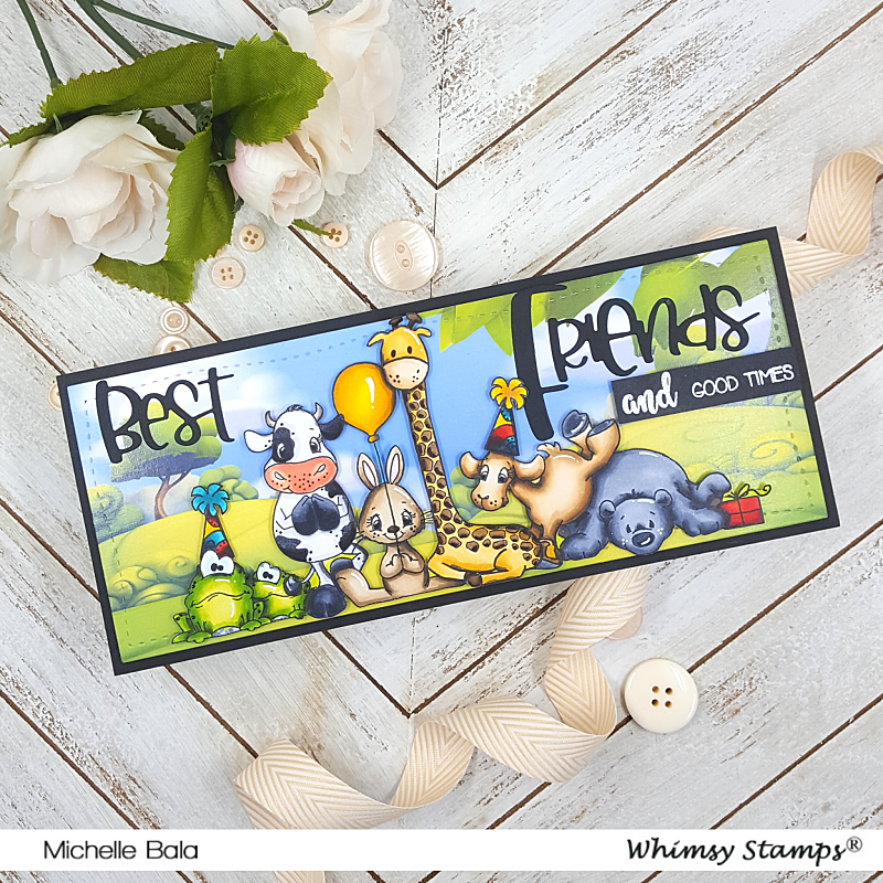 **NEW Best Friend Word Die Set - Whimsy Stamps
