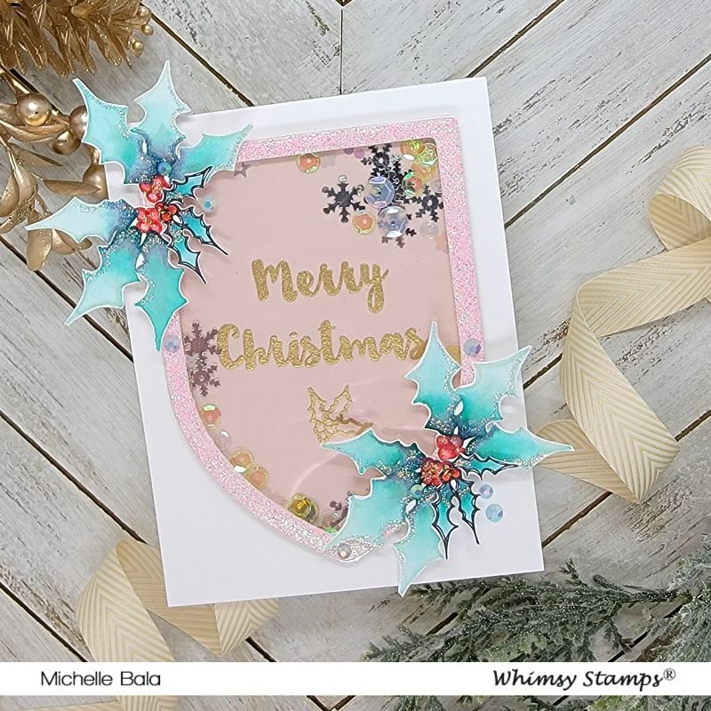 **NEW FaDoodle Holly Clear Stamps - Whimsy Stamps