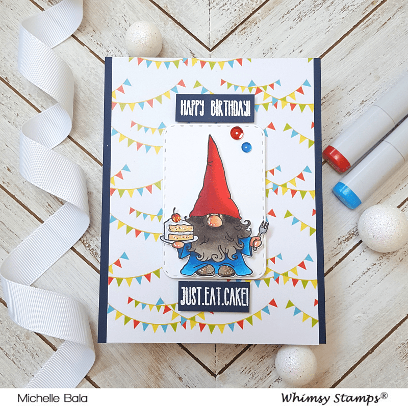 Gnome Birthdays Clear Stamps - Whimsy Stamps