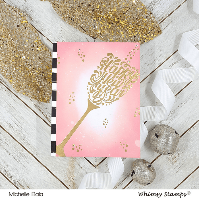 Happy New Year Clear Stamps - Whimsy Stamps