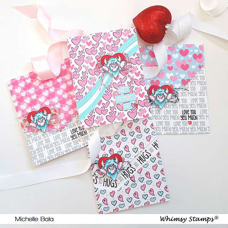 6x6 Paper Pack - Heart to Heart - Whimsy Stamps