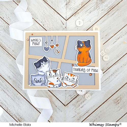 Thinking of Mew Outlines Die Set - Whimsy Stamps