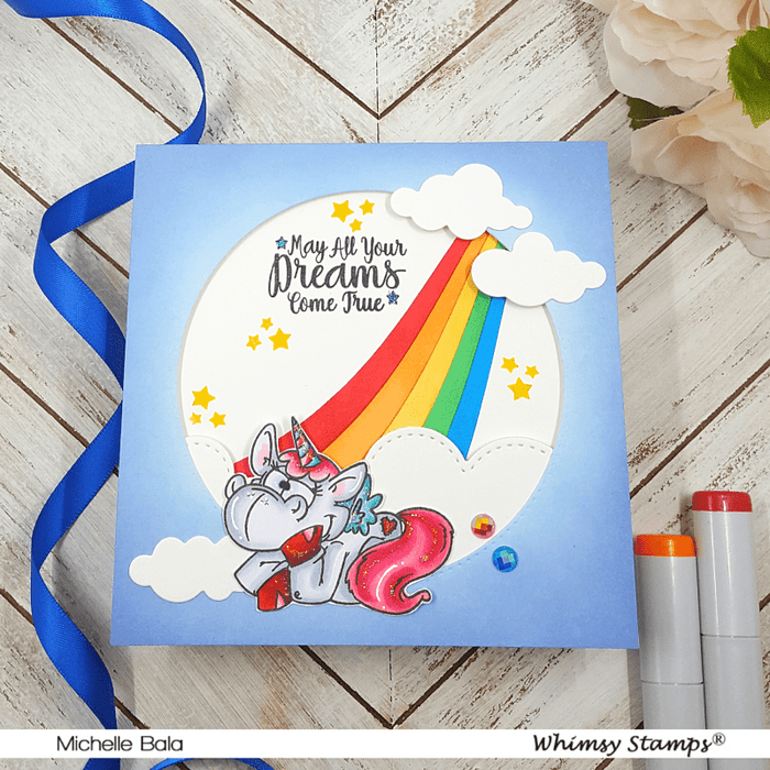 Unicorn Magic Clear Stamps - Whimsy Stamps