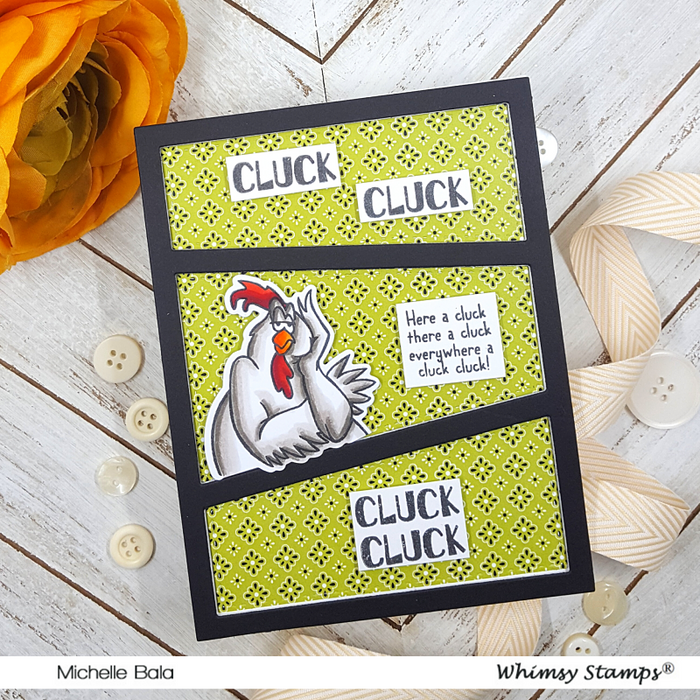 **NEW What the Cluck Outlines Die Set - Whimsy Stamps