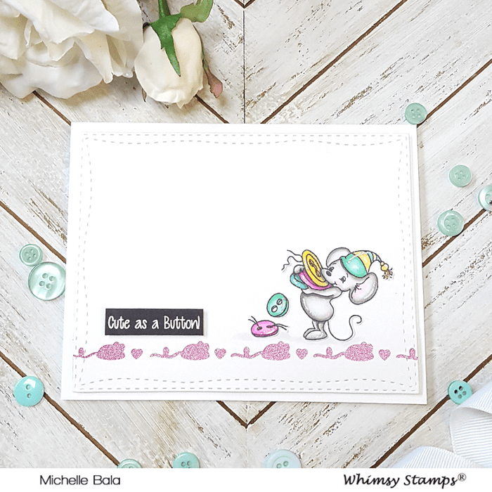 Fish and Mice Border Die Set - Whimsy Stamps