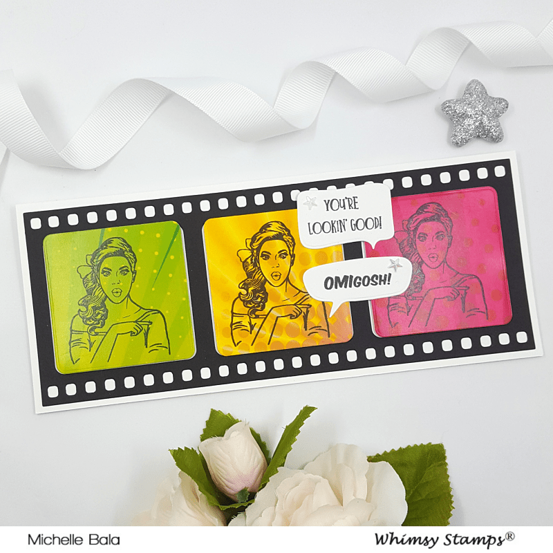 Slimline Film Strip Die - Whimsy Stamps