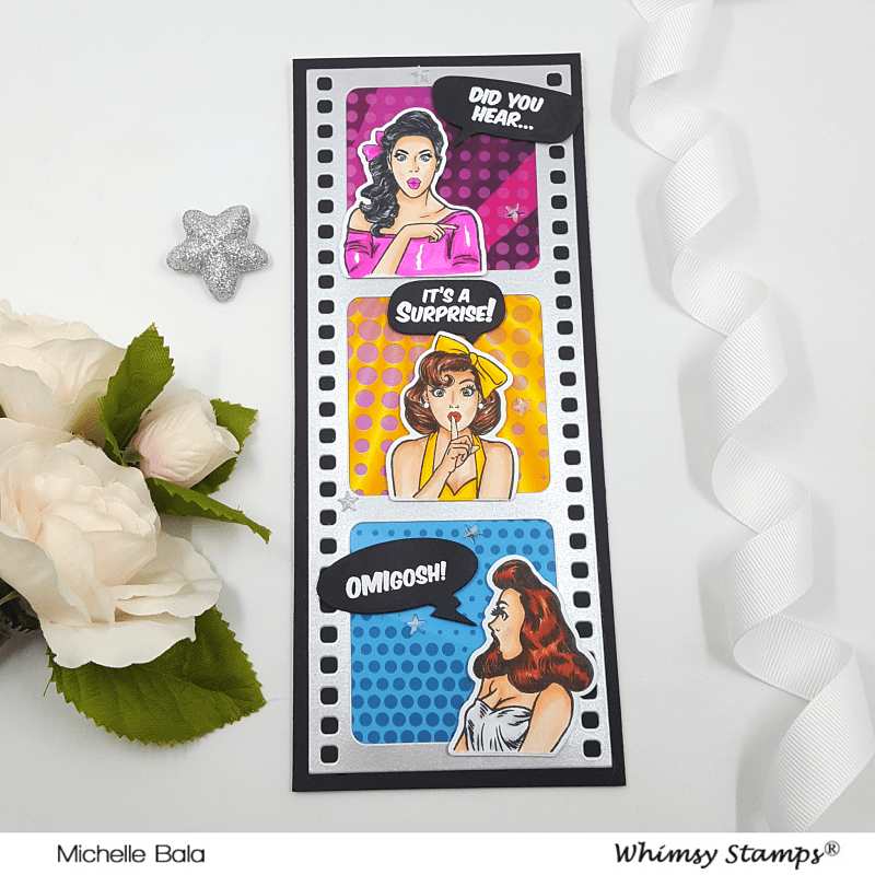 Slimline Film Strip Die - Whimsy Stamps