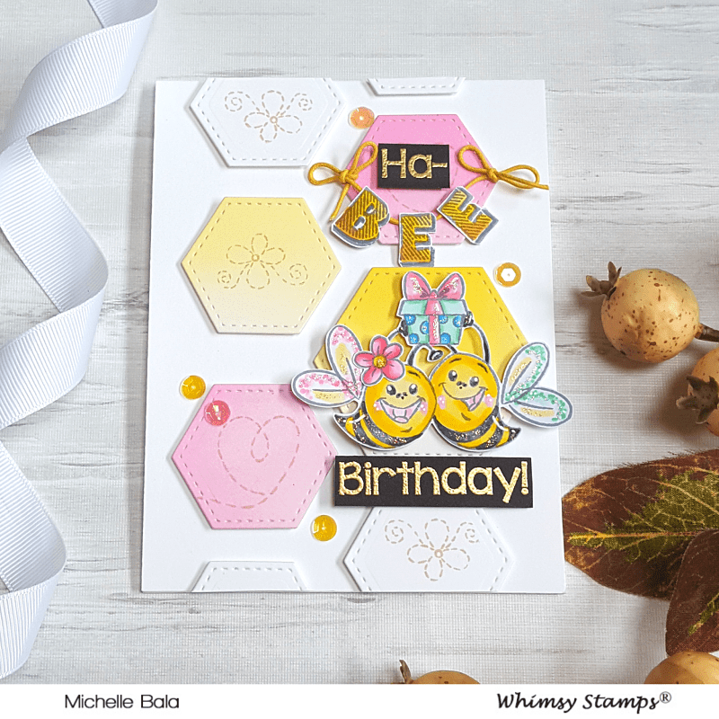 Nested Hexagon Die Set - Whimsy Stamps