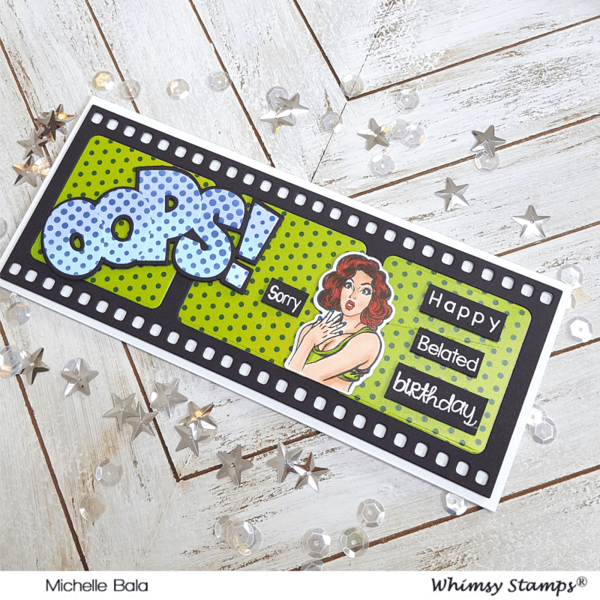 Slimline Film Strip Die - Whimsy Stamps