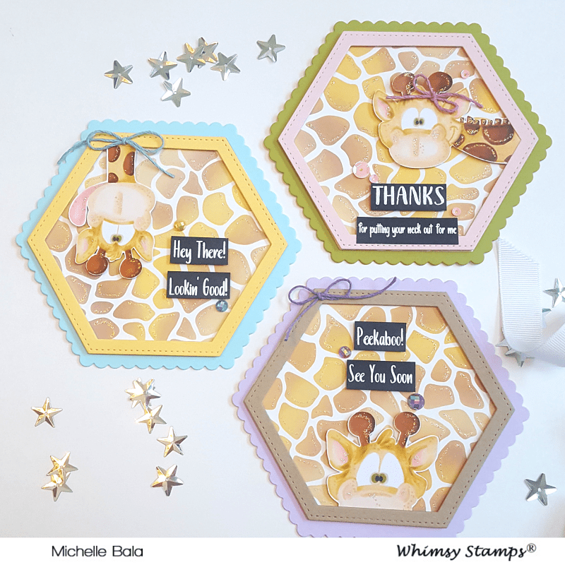 Nested Hexagon Die Set - Whimsy Stamps