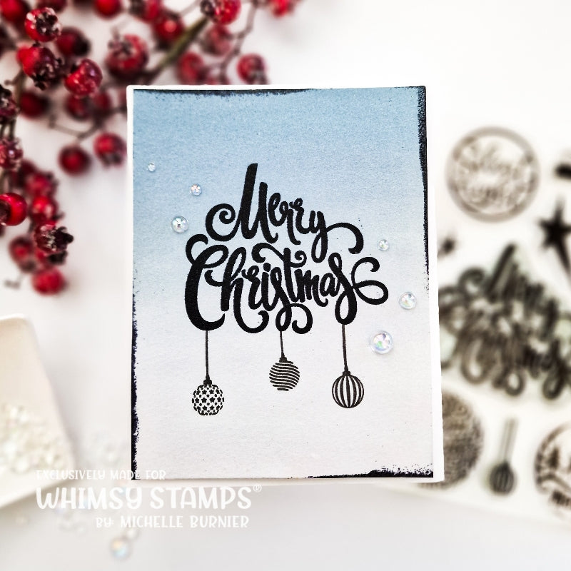 **NEW Elegant Ornaments 2 Clear Stamps - Whimsy Stamps