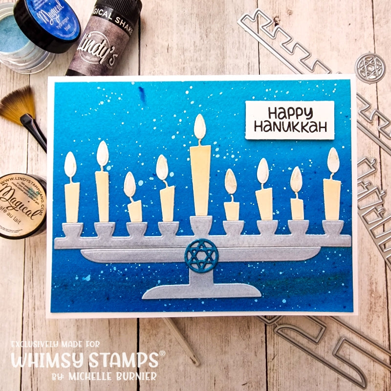 **NEW Menorah Die Set - Whimsy Stamps