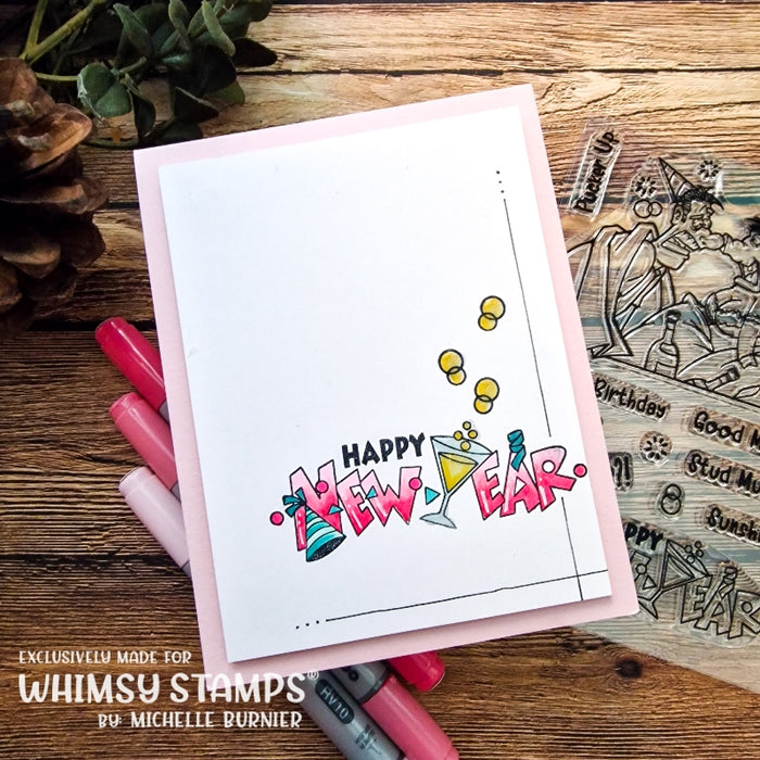 **NEW What The?! Clear Stamps - Whimsy Stamps