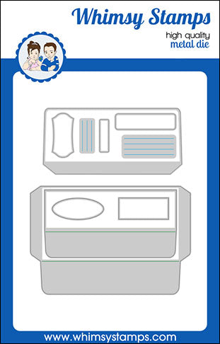**NEW Mini Slim Envelope Builder Die Set - Whimsy Stamps