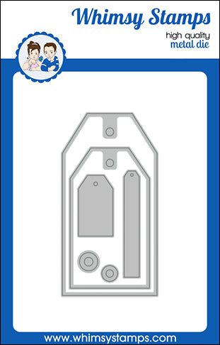 **NEW Mini Slim Tags Die Set - Whimsy Stamps