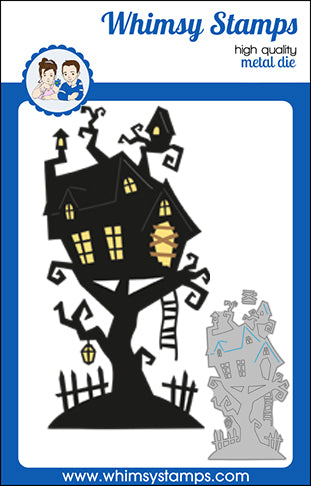 **NEW Mini Slim Tree House Die Set - Whimsy Stamps